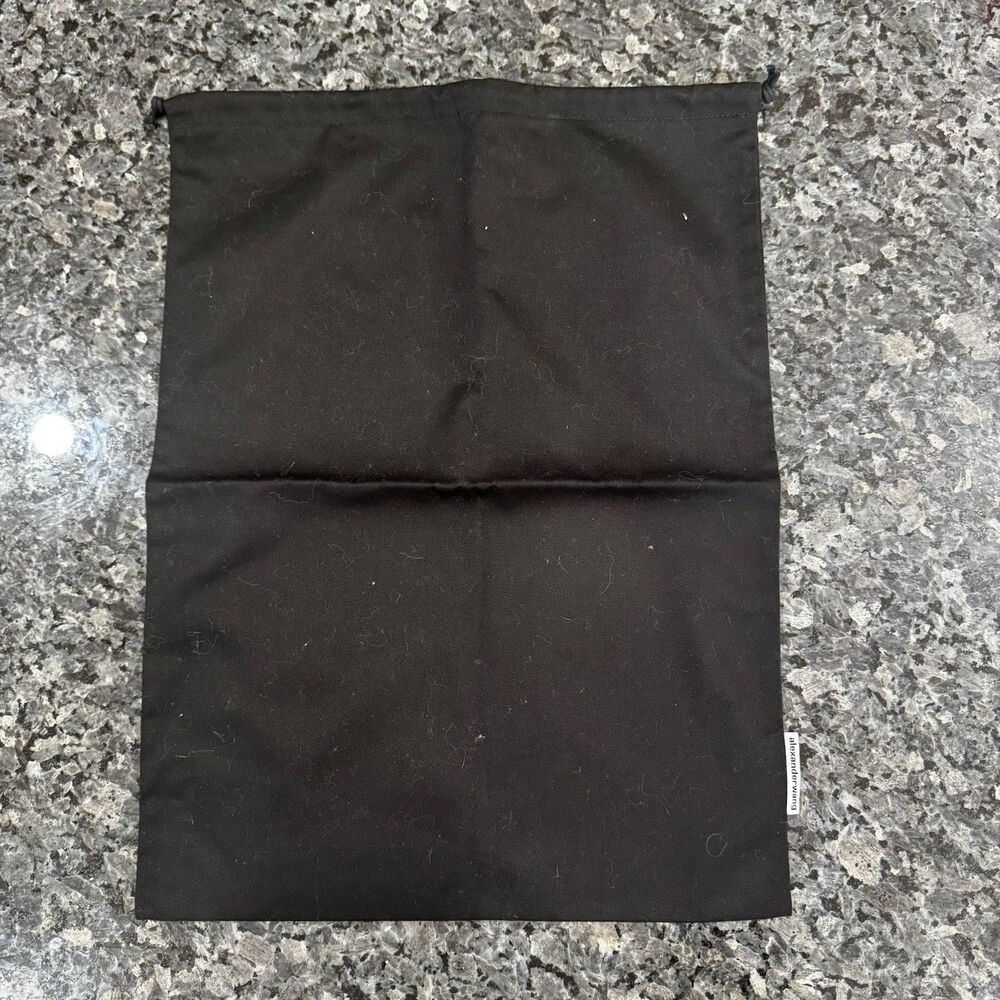 3 Alexander Wang Dust Bag Black Drawstring Cover Protector Storage Gift 17.5x13 - Picture 6 of 16
